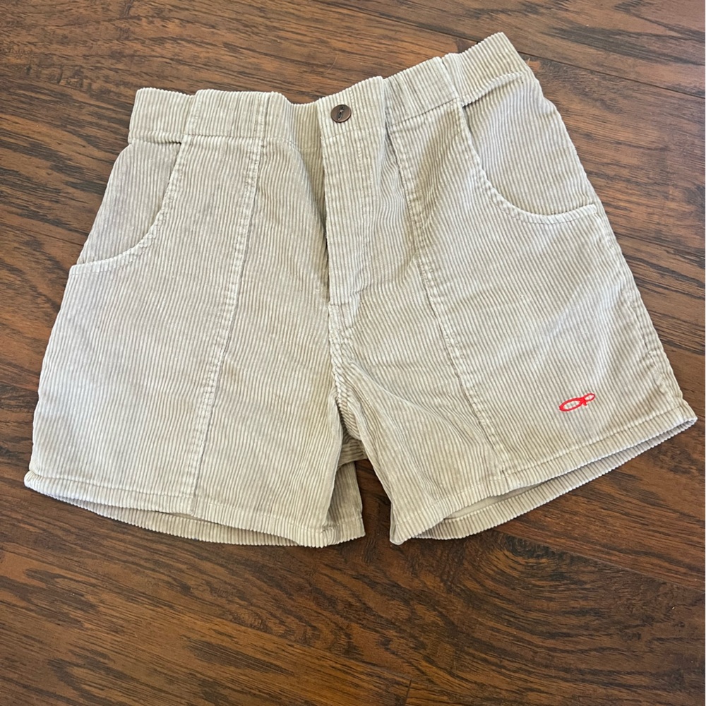 OP Tan Corduroy High Waist Shorts